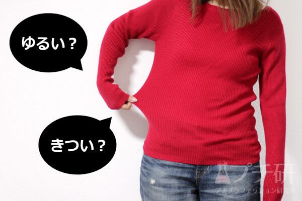 サイズ感の失敗経験イメージ図
