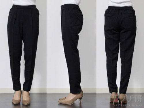 andMeアンドミーのパンツのウエストヒップサイズ
