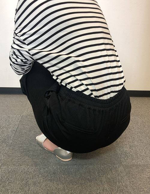 ゆったりとしたサイズ感なので体型カバー&お腹周りも楽ちん♪