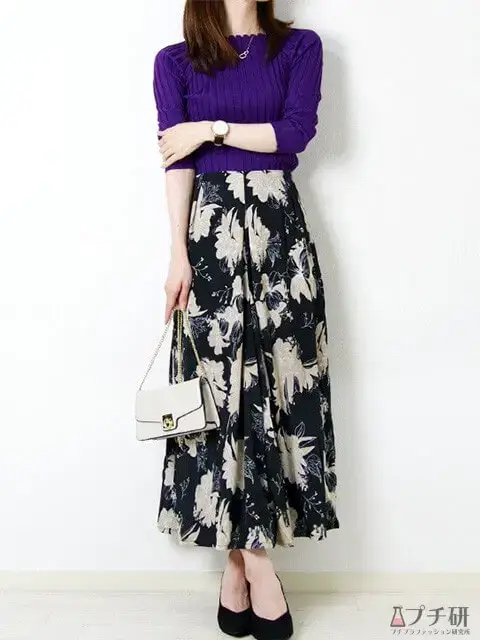 21春夏 大人世代必見 今年の花柄スカートはこう着こなす 系統別コーデ15選 プチ研 プチプラファッション研究所