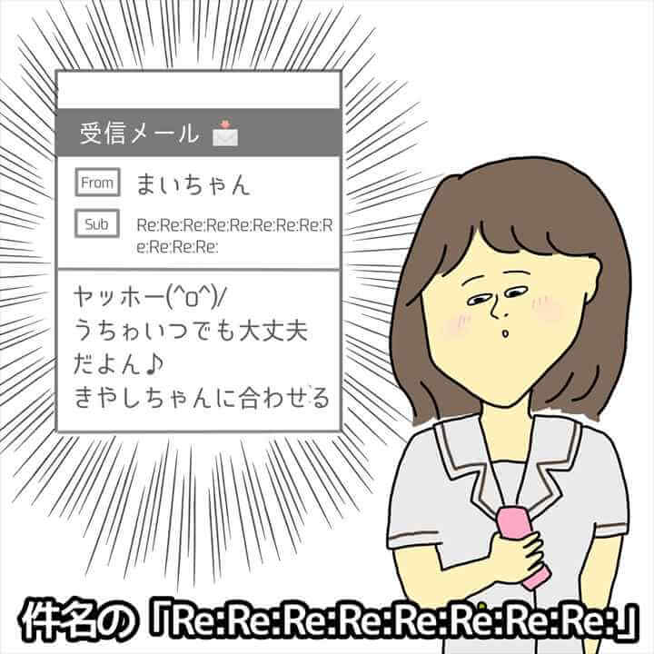 件名の「Re:Re:Re:Re:Re:Re:Re:Re:」