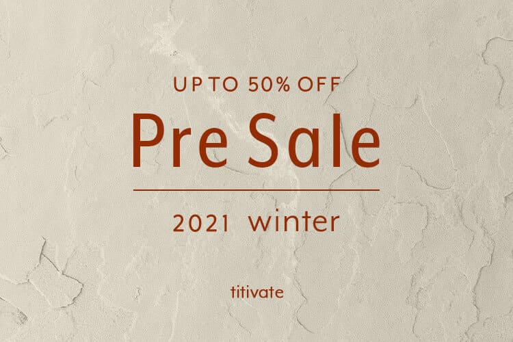 Pre Sale 2021 winterの画像