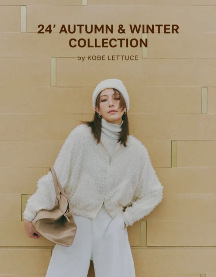 神戸レタスの24’AUTUMN ＆ WINTER COLLECTIONのバナー画像