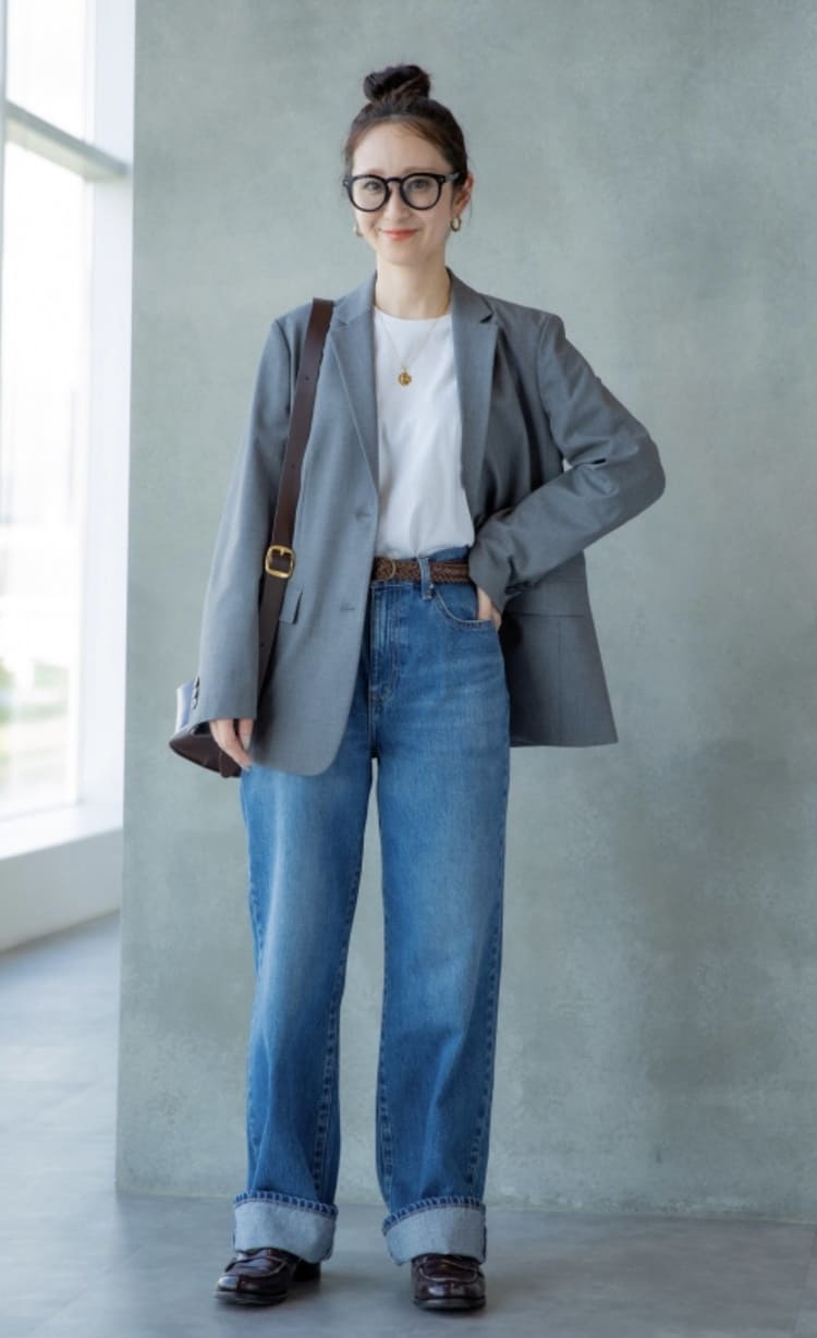 UNIQLOの30代ママ向けパンツコーデ