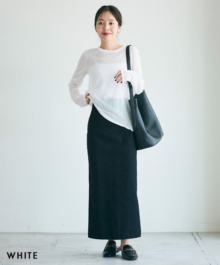 BASEMENT onlineの30代女性に似合うスカートコーデ