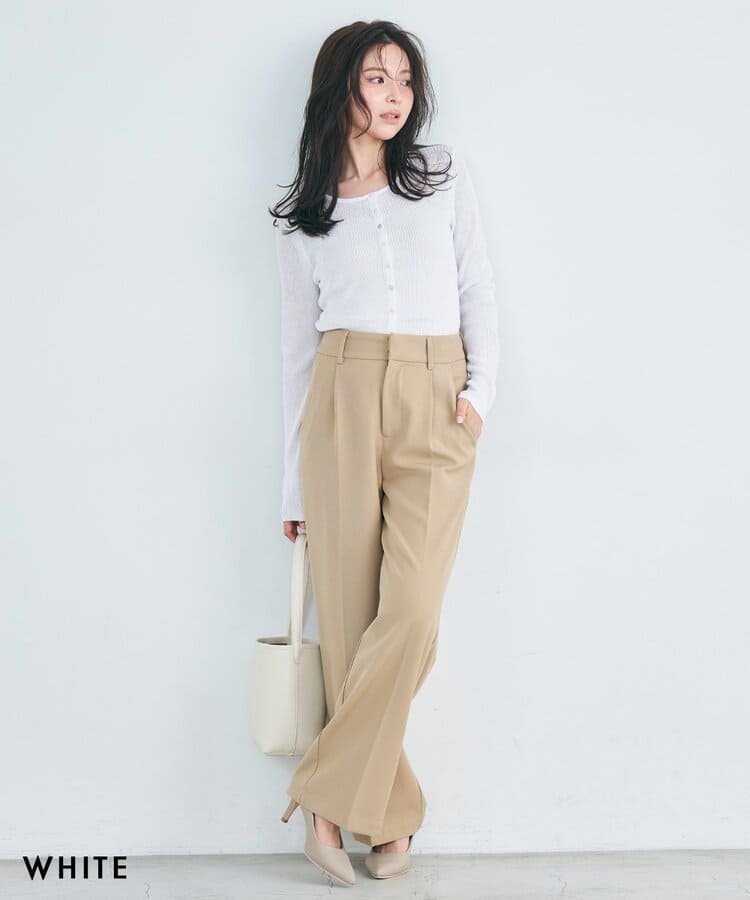 BASEMENT onlineの30代女性に似合うパンツコーデ