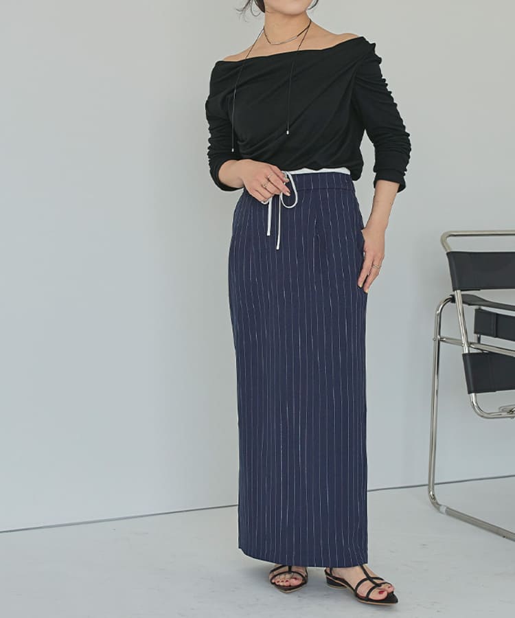titivateの30代女性に似合うオフショルコーデ