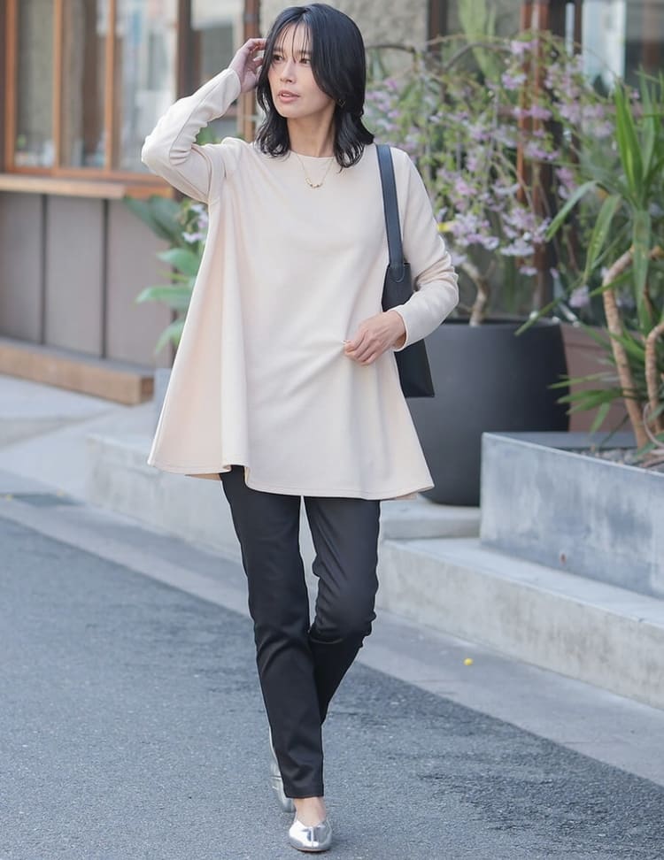 aquagarageの50代向け大人可愛いコーデ
