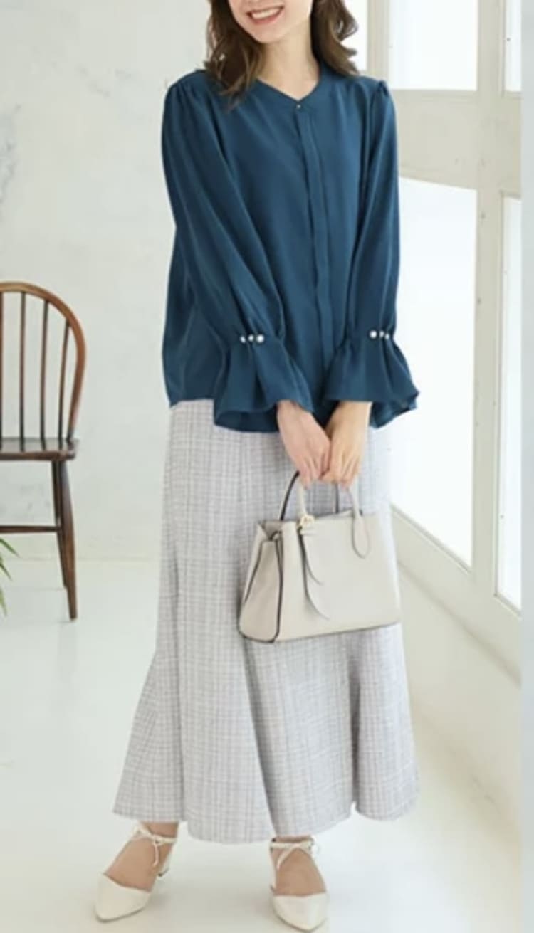 Rinの50代ぽっちゃり女性向けコーデ