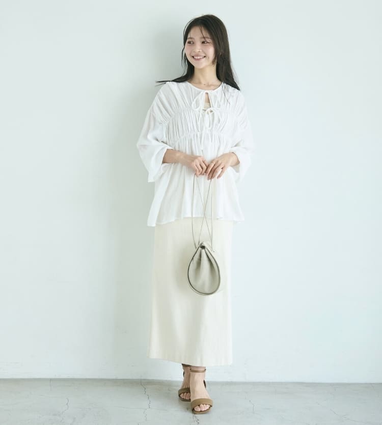 BASEMENT onlineのスカートコーデ