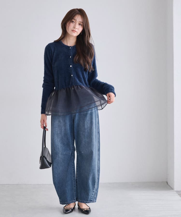 Pierrot(ピエロ)のママ・主婦向けなデニムコーデ