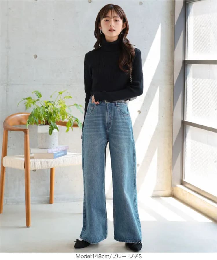 神戸レタスのママ・主婦向け黒トップスコーデ