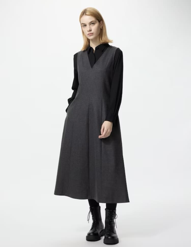 UNIQLOの50代向けワンピース