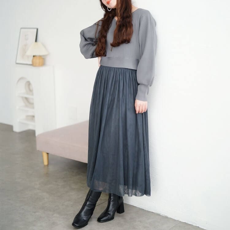 GOLD JAPANのぽっちゃり女子向けグレースカートコーデ