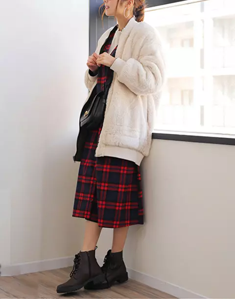 21最新 定番ボアブルゾンの旬な着こなし術とは 30代40代におすすめ大人コーデ プチ研 プチプラファッション研究所