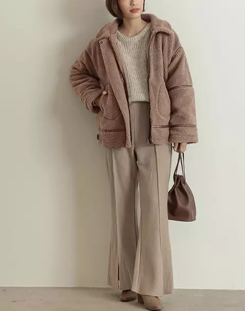 2021最新】定番ボアブルゾンの旬な着こなし術とは？30代40代におすすめ 