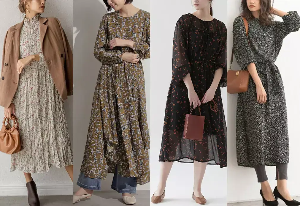 花柄ワンピースを大人っぽくおしゃれに着こなすコツって スタイル別最旬コーデ15選 プチ研 プチプラファッション研究所