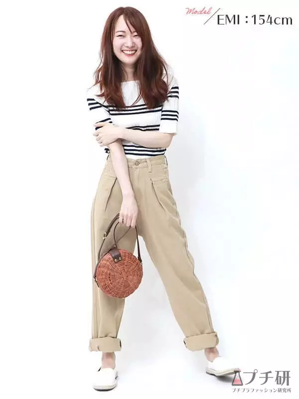 21春夏 低身長 高身長 細身体型別 同じアイテムを使って着こなしてみました プチ研 プチプラファッション研究所