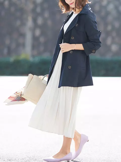 21最新 トレンチコートは女らしく今っぽく 系統別大人女子の着こなしコーデ術 プチ研 プチプラファッション研究所