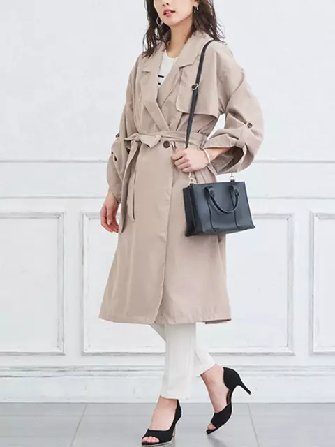21最新 トレンチコートは女らしく今っぽく 系統別大人女子の着こなしコーデ術 プチ研 プチプラファッション研究所